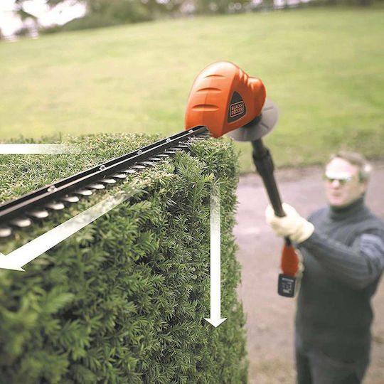 Black & Decker GTC1843L20 Μπορντουροψάλιδο Μπαταρίας 18V Τηλεσκοπικό με Μήκος Λάμας 43cm