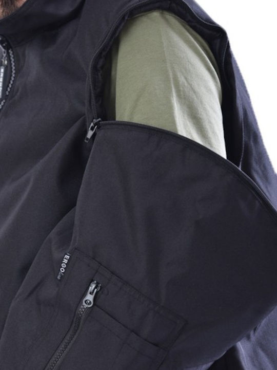 Ergo Regina Work Jacket Blue with Detachable Sleeves