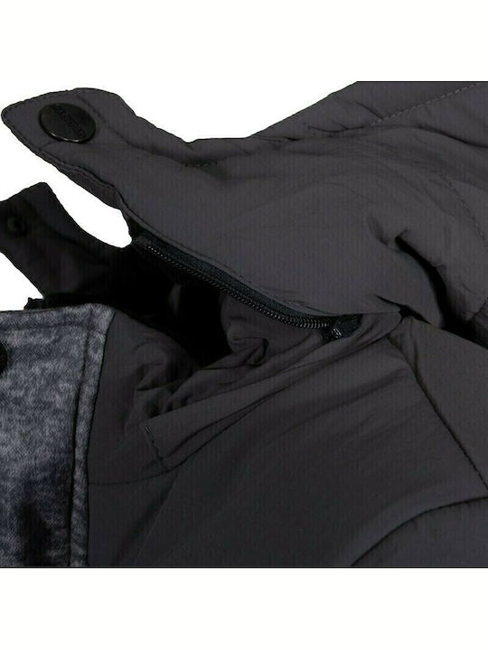 Kids Casual Short Coat with Hood Grey