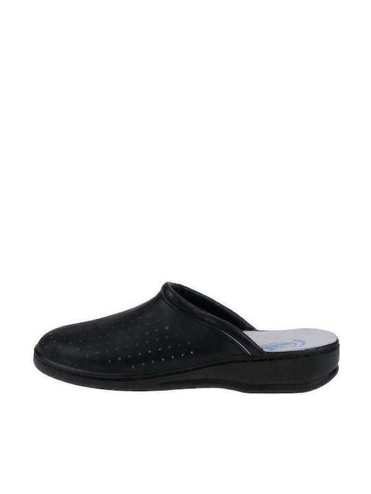 Max Relax Herren Anatomisch Clogs Schwarz