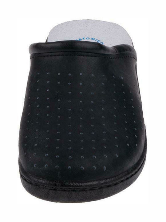 Max Relax Herren Anatomisch Clogs Schwarz