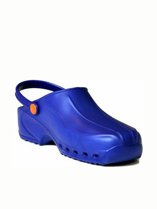 Gima Ultra Light Clogs with Straps Αντιολισθητικό Unisex Σαμπό Μπλε