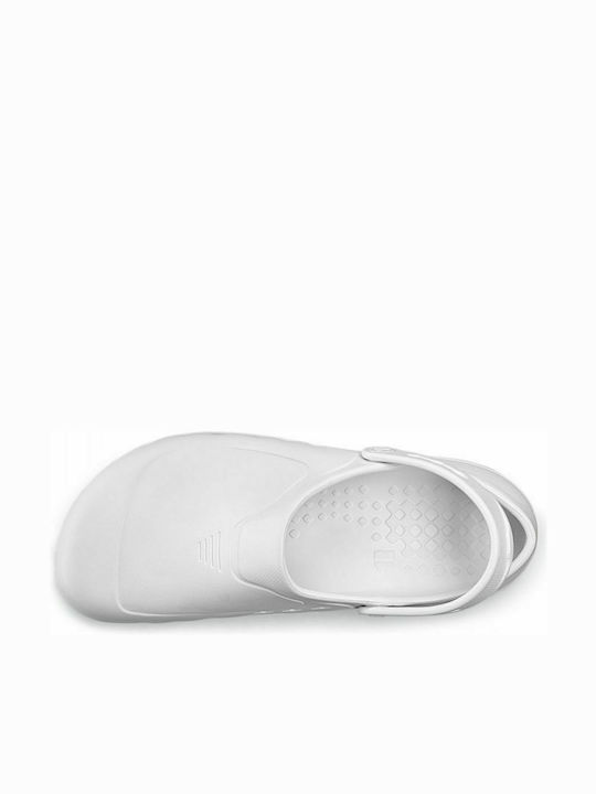 Shoes For Crews Zinc_Froggz Anatomic Clogs White