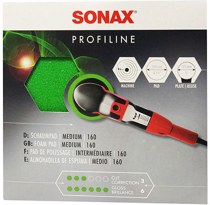 Sonax Polishing Sponge 160mm Medium Green 04930000