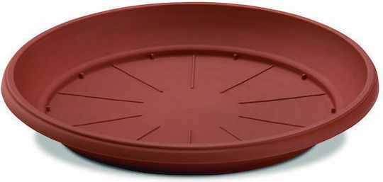 Atmosphera Plastic Orange Pot Plate 27x27cm 10.04.0243
