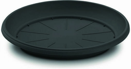 Atmosphera Topfplatten Kunststoff Schwarz 23x23cm