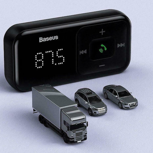 Baseus FM Transmitter Αυτοκινήτου S-16 με Bluetooth / USB / MicroSD / AUX