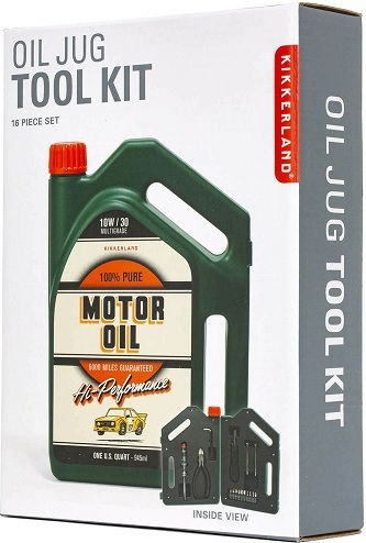 Kikkerland Oil Jug Tool Kit Κασετίνα με 16 Εργαλεία