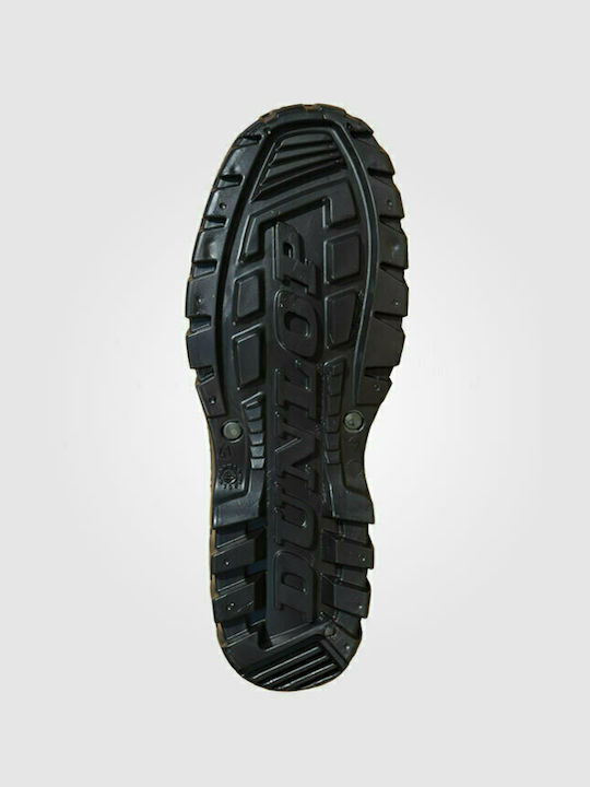 Dunlop Dee Αντιολισθητικές Unisex Γαλότσες Εργασίας Κνήμης Πράσινες