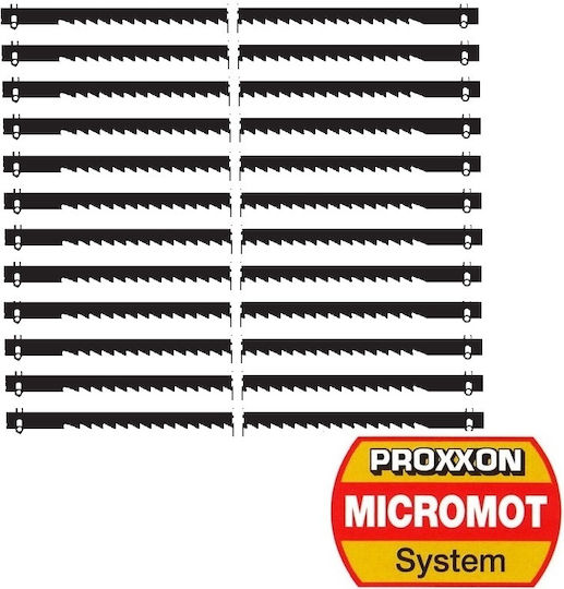Proxxon Iron Saw Blades 25 Teeth 12pcs