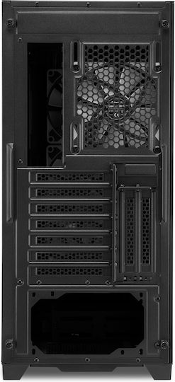 Sharkoon TG7M RGB Gaming Midi Tower Computer Case with Side Window Black