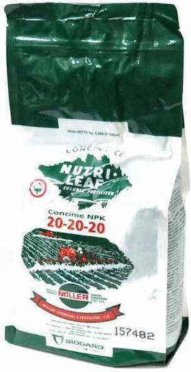 Miller Chemical Granular Fertilizer Nutrileaf 20-20-20 2.27kg