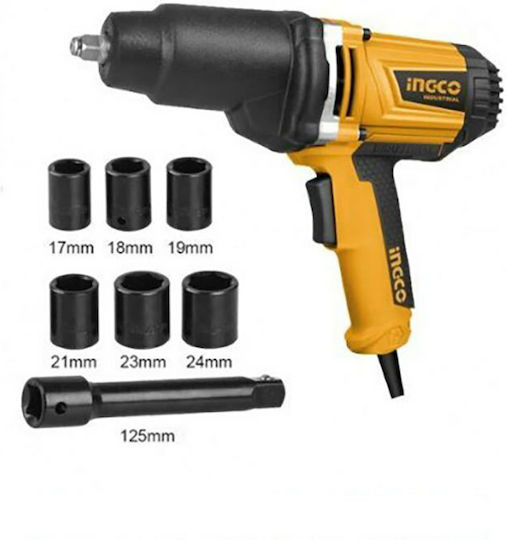 Ingco Impact Wrench Electric 1050W with Socket 1/2"