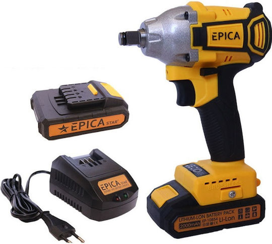 Epica Star EP-10844 Impact Wrench Battery 21V Solo with Socket 1/2"