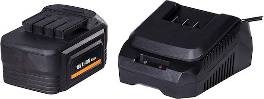 Ferm CDM1127 Impact Wrench Battery 18V 1x4Ah with Socket 1/2"