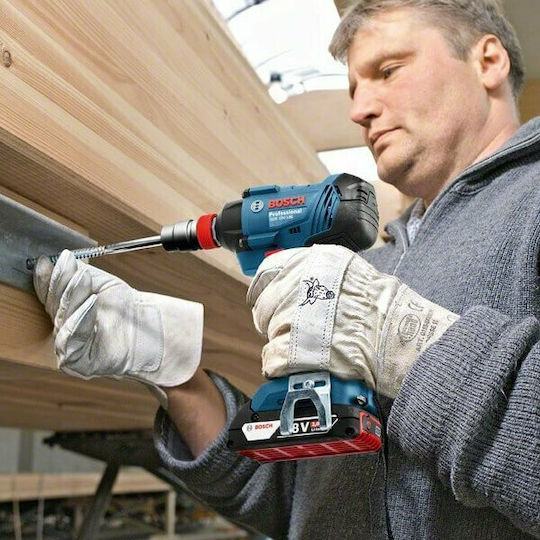 Bosch GDX 18V-180 Μπουλονόκλειδο Μπαταρίας 18V Solo με Υποδοχή 1/2" & 1/4"