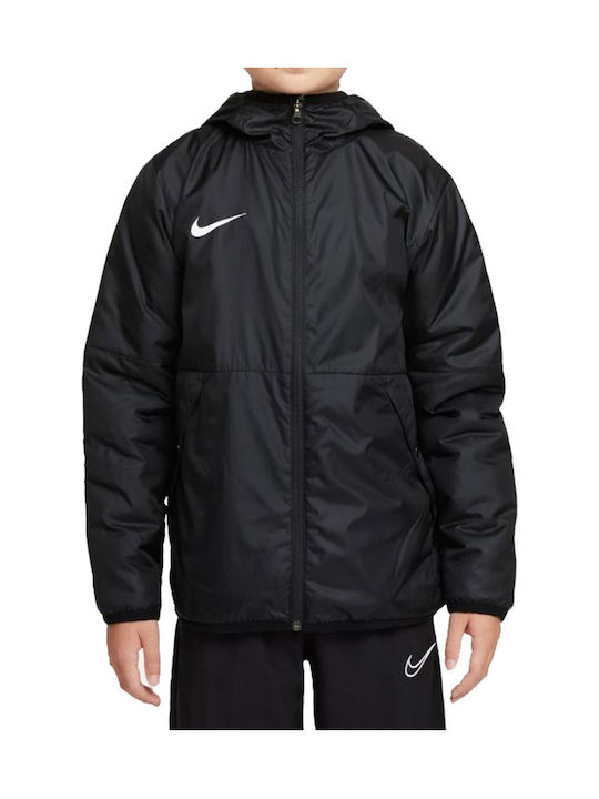 Kids' Sports Jacket Short with Hood Black