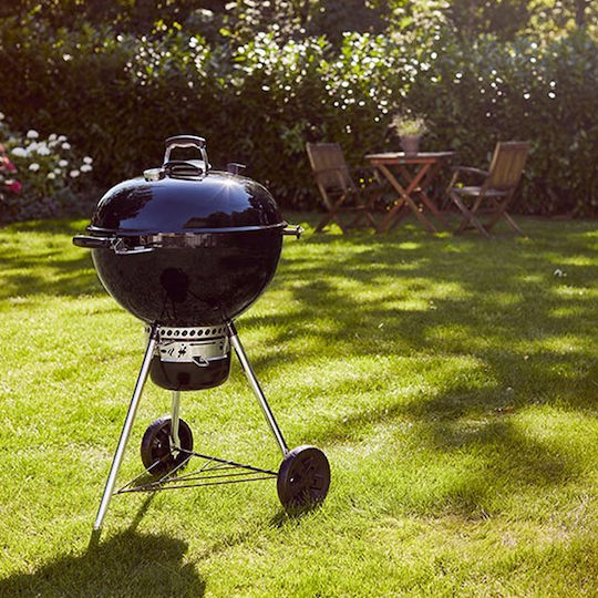 Weber Master Touch GBS E-5750 Неръждаем Скара на дървени въглища Котел с Капак и Термометър 57брx57бр