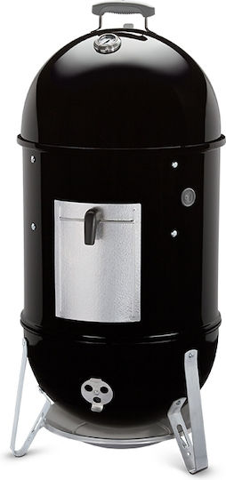 Weber Smokey Mountain Stainless steel Charcoal Grill with Lid and Thermometer 47cmx47cm