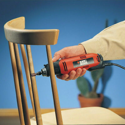 Black & Decker RT650KA Rotierend Elektrisches Multifunktionswerkzeug mit Geschwindigkeitsregelung