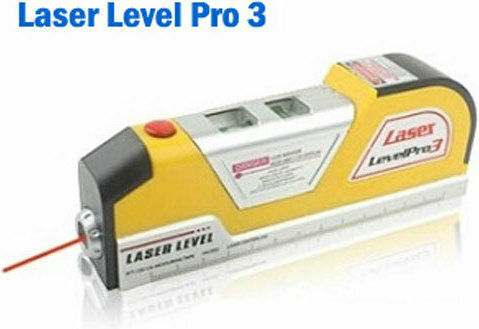 LevelPro3 Γραμμικό Αλφάδι Laser Κόκκινης Δέσμης με Εύρος Εργασίας 2.5m