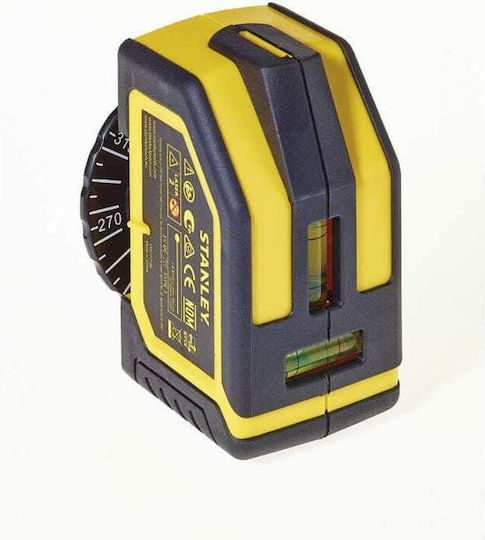 Stanley Linear Laser-Wasserwaage Roter Strahl 1.5V mit Arbeitsbereich 4.5m