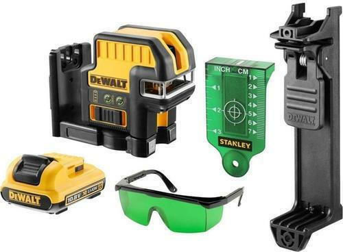 Dewalt DCE0825D1G Αυτορυθμιζόμενο Γραμμικό Αλφάδι Laser Πράσινης Δέσμης 10.8V με Εύρος Εργασίας 30m