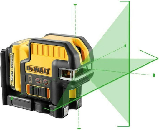 Dewalt DCE0825D1G Αυτορυθμιζόμενο Γραμμικό Αλφάδι Laser Πράσινης Δέσμης 10.8V με Εύρος Εργασίας 30m