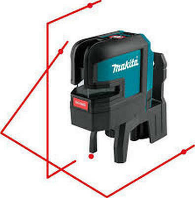 Makita Self-leveling Linear Laser Level Red Beam 10.8V with Working Range 25m