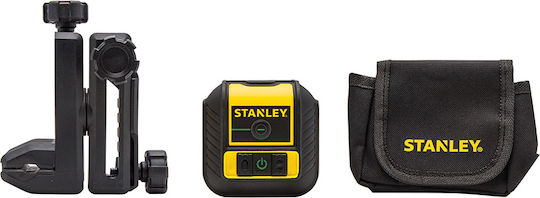Stanley Cross 90 Αυτορυθμιζόμενο Γραμμικό Αλφάδι Laser Πράσινης Δέσμης 1.5V με Εύρος Εργασίας 16m