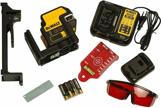 Dewalt DCE0825D1R Αυτορυθμιζόμενο Γραμμικό Αλφάδι Laser Κόκκινης Δέσμης 10.8V με Εύρος Εργασίας 15m