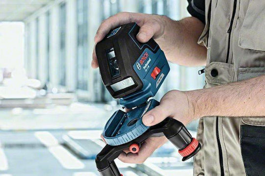 Bosch GLL 3-50 Самонивелиращо Линейно Лазерен нивелир Червен лъч 1.5V с Работен обхват 10м