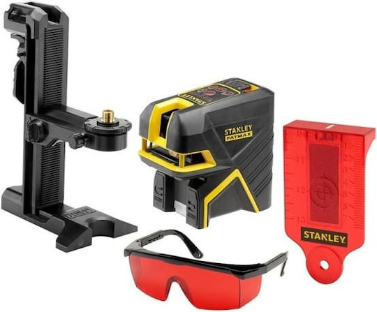 Stanley Fatmax Linear Laser-Wasserwaage Roter Strahl mit Arbeitsbereich 15m