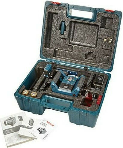 Bosch GRL 300 HV Professional Set Самонивелиращо Въртящо се Лазерен нивелир Червен лъч 9V