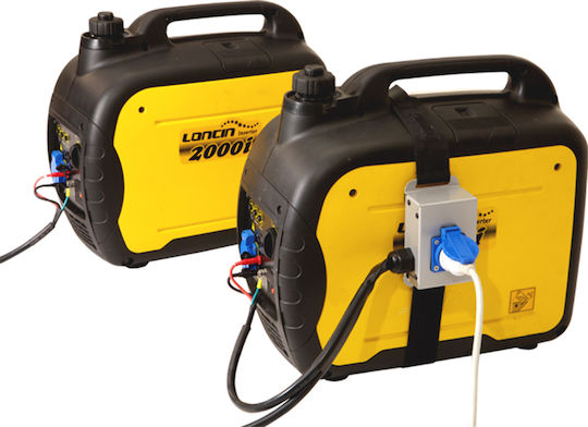 Loncin LC 2000Ι Silent Generator Suitcase Inverter Gasoline Four-stroke with Maximum Power 1.8kVA