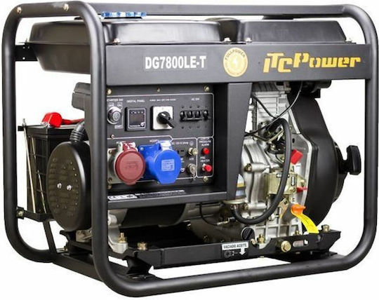 ITC Генератор Дизел с Миза и Максимална Мощност 6.5kVA