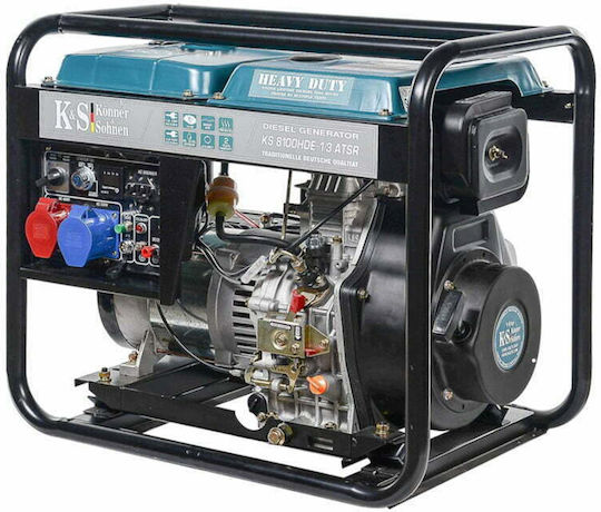 Könner & Söhnen Генератор Дизел Четиритактов с Миза и Максимална Мощност 8kVA