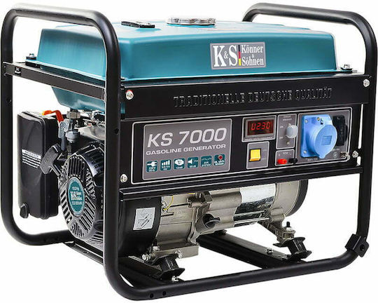 Könner & Söhnen 7000E-3 Τριφασική Γεννήτρια Βενζίνης Τετράχρονη με Χειροκίνητη Μίζα και Μέγιστη Ισχύ 6.8kVA
