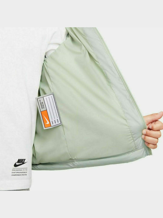 Kids' Sports Jacket Short with Hood Khaki Sportswear