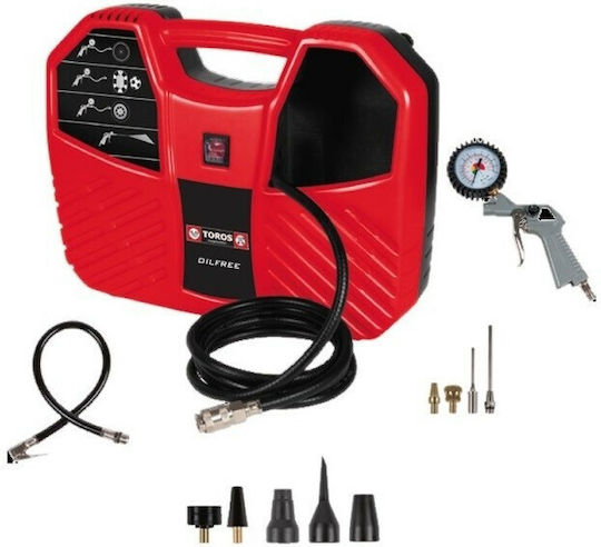 Toros Einphasig Luftkompressor 96dB mit Leistung 1.5hp 602035