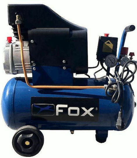Fox Μονοφασικό Κομπρεσέρ Αέρος με Ισχύ 2hp και Αεροφυλάκιο 50lt