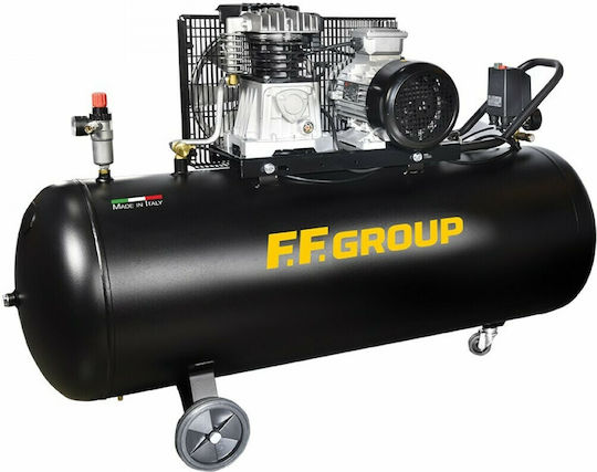 FFG AC-B 200/4TC PRO Three-Phase Air Compressors 74dB with Power 4hp and Airtank 200lt 46028