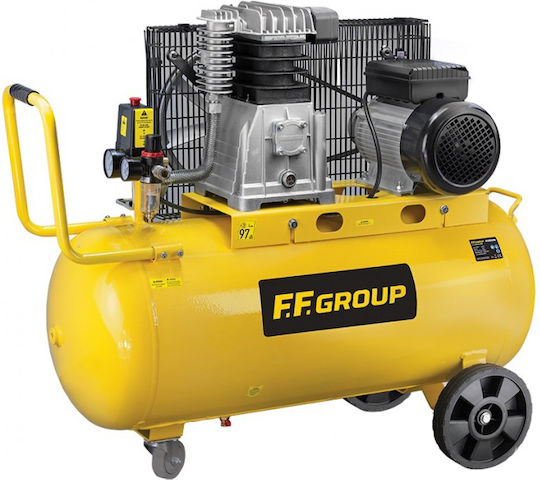 FFG Ffgroup Acb 150/4mc Pro Еднофазен Въздушен компресор 97дБ с Мощност 4к.с и Резервоар 150лт 46590