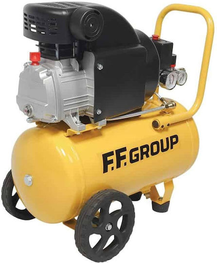 FFG AC-D 24/2MC Easy Single-Phase Air Compressors 96dB with Power 2hp and Airtank 24lt 45897