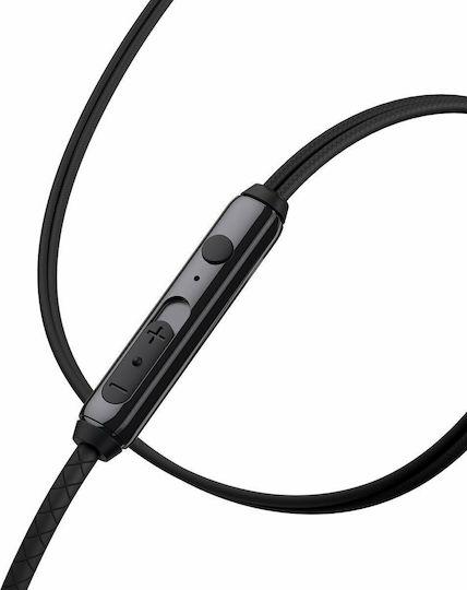 Baseus Encok H19 Earbuds Handsfree Headphones with Connector 3.5mm Black