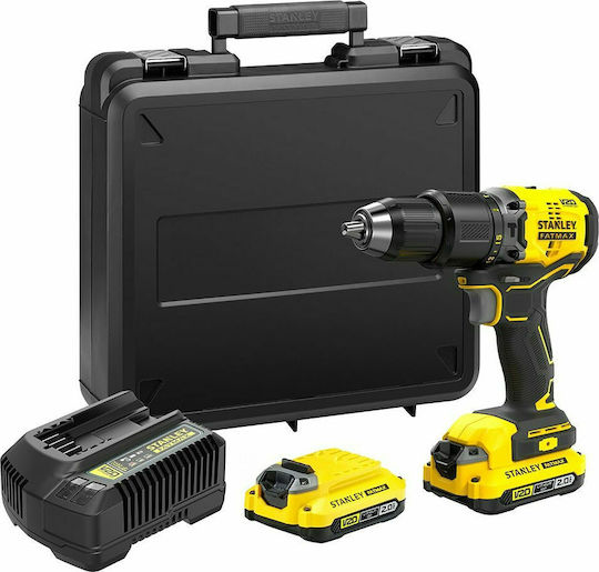 Stanley SFMCK465D2S Set Mașină de găurit cu impact & Șurubelniță cu impact 18V cu 2 baterii 2Ah și husă