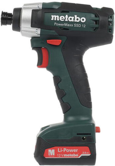 Metabo Combo Set 2.7.2 12 V Impact Drill Driver & Impact Screwdriver 12V with 2 Batteries 2Ah and Case