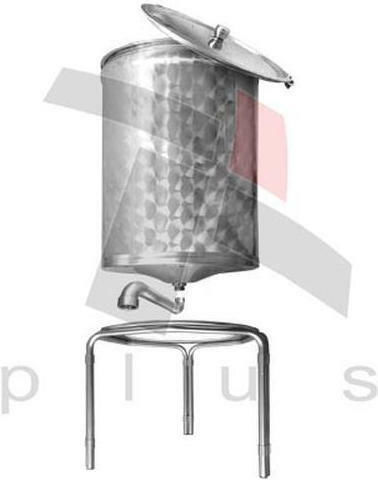 Sansone Δοχείο Inox Ανοικτού Τύπου Κωνικό 150lt 125.116