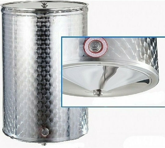 Sansone Δοχείο Inox Ανοικτού Τύπου Κωνικό 500lt 125.120
