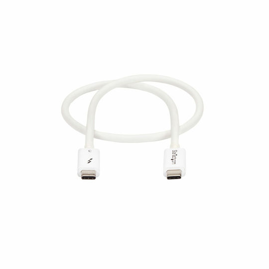 StarTech Thunderbolt 3 Kabel 100W Weiß 0.5m (TBLT34MM50CW)
